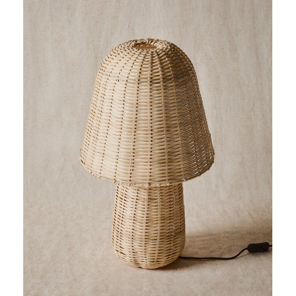 Natúr színű rattan asztali lámpa (magasság 65 cm) Neuda – Kave Home-image-1