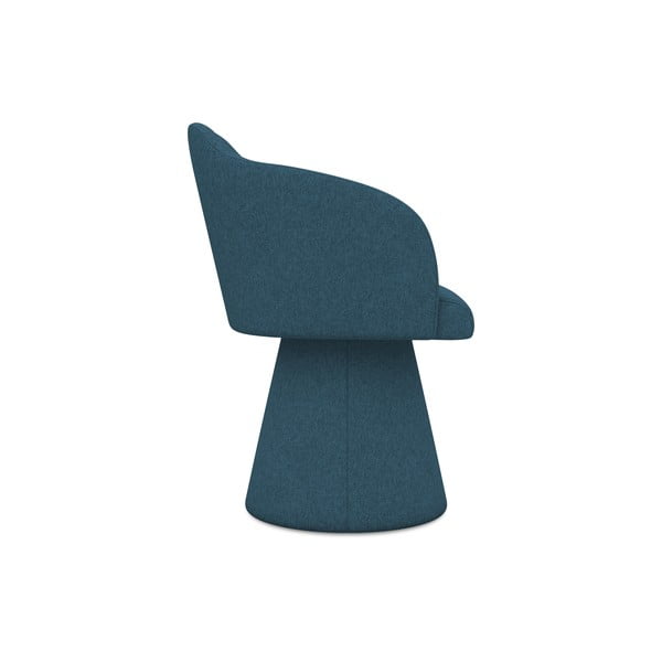 Kék kárpitozott étkezőfotel Kanoa – Makamii-image-2