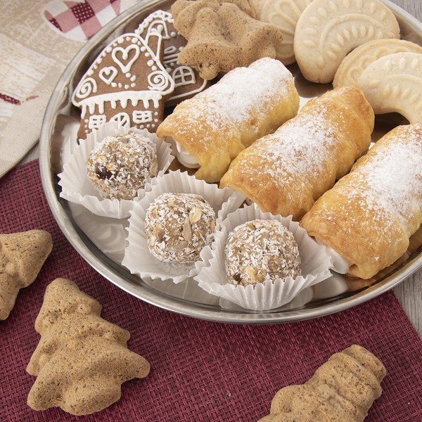 Rozsdamentes acél tálca ø 28 cm – Orion-image-1