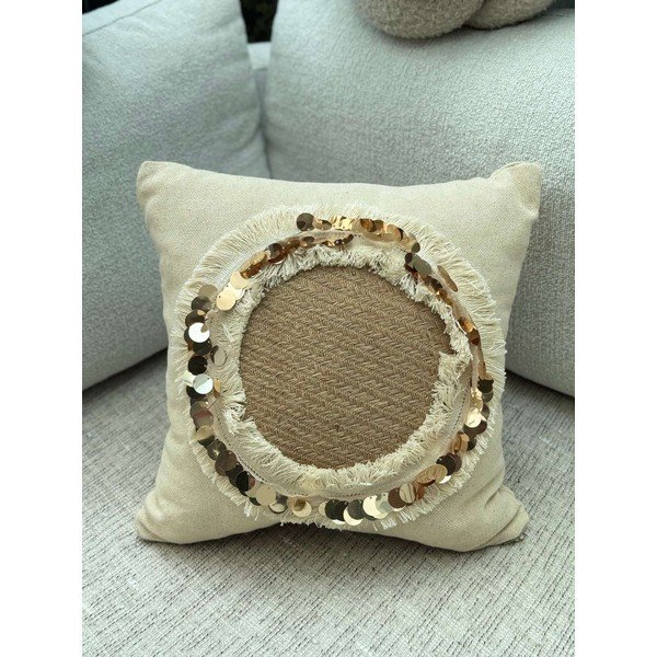 Párnahuzat 43x43 cm Sequins – Mioli Decor-image-2