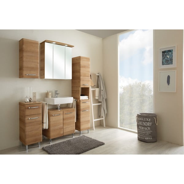 Fényes ezüstszínű bútorláb szett 2 db-os Quickset 318 – Pelipal-image-1