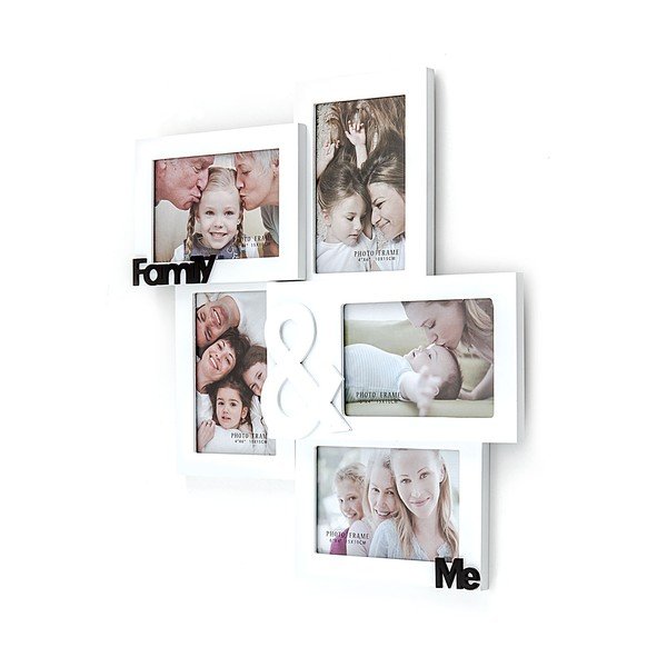 Family And Me fali képkeret fából, 10 x 15 cm - Tomasucci-image-1
