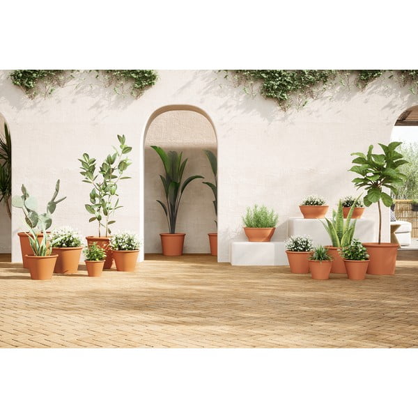 Terrakotta virágcserép ø 39 cm Saramago Cilindro – Artevasi-image-2
