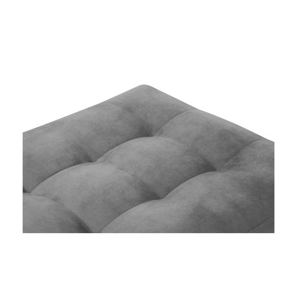 Santo világosszürke bársony lábtartó - Milo Casa-image-4