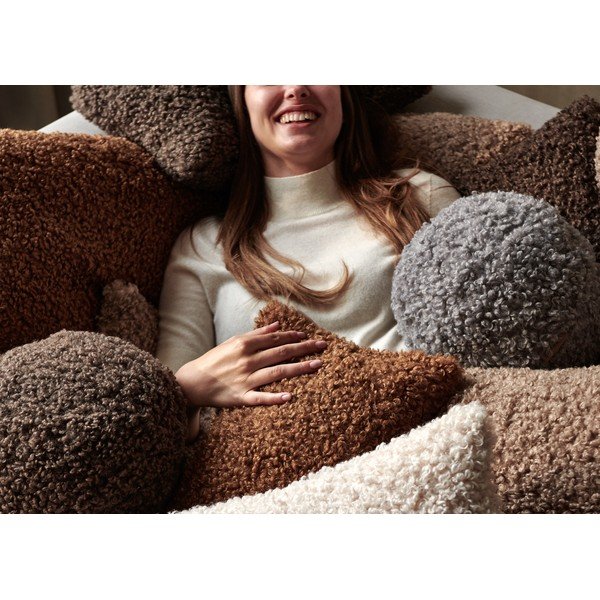Plüss díszpárna ø 26 cm Teddy – Blomus-image-2