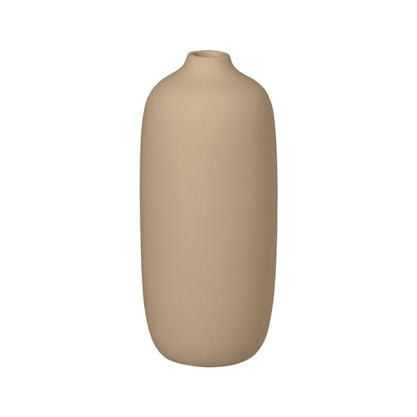Nomad bézs kerámia váza, magasság 18 cm - Blomus