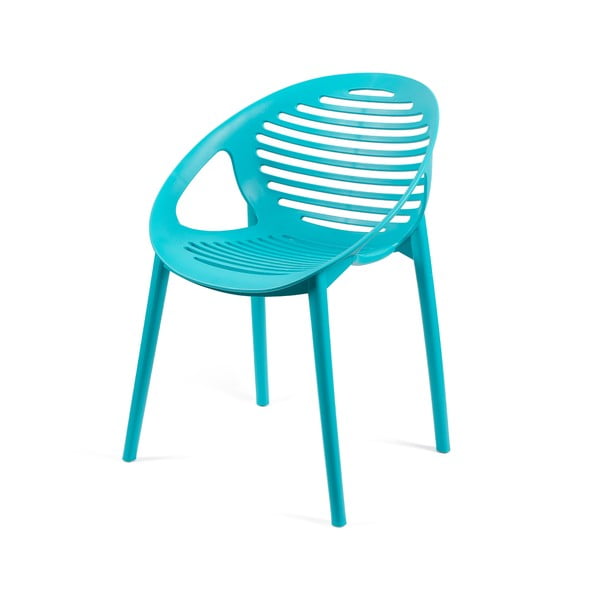 Türkiz műanyag kerti szék Joanna – Bonami Selection