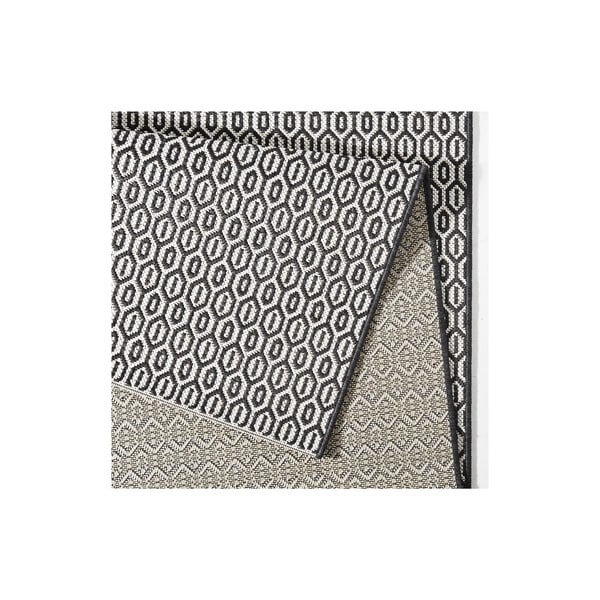 Coin fekete-fehér kültéri futószőnyeg, 80 x 200 cm - NORTHRUGS-image-1