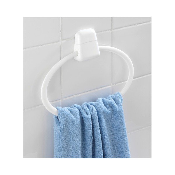 Pure fehér kerek fali kéztörlőtartó - Wenko-image-1