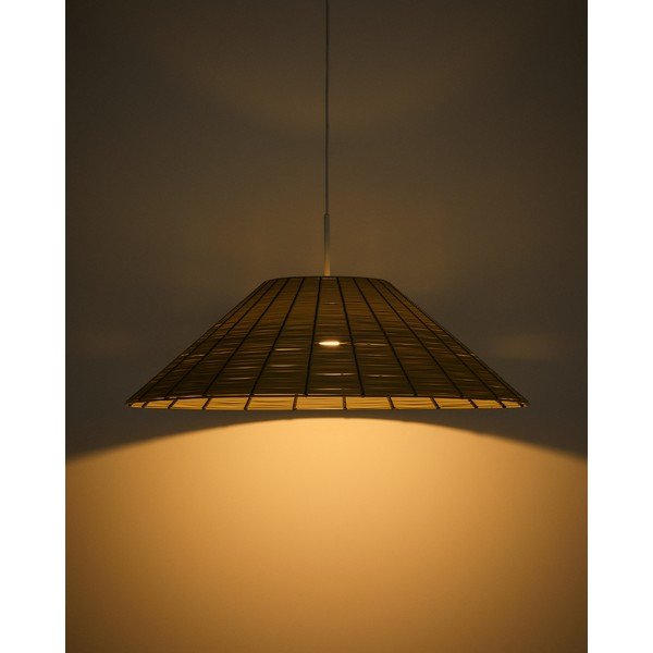 Bézs műrattan lámpabúra ø 70 cm Saranella – Kave Home-image-3