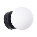 Fekete-fehér fali lámpa Blaze – Sollux