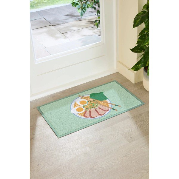 Újrahasznosított műanyag lábtörlő 40x70 cm Ramen Bowl  – Artsy Doormats-image-1