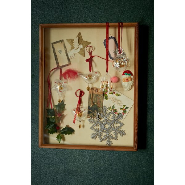 Üveg kézzel fújt karácsonyfadísz ø 6,5 cm Ann-Sofi Romme Annual Christmas Bauble 2025 – Holmegaard-image-3