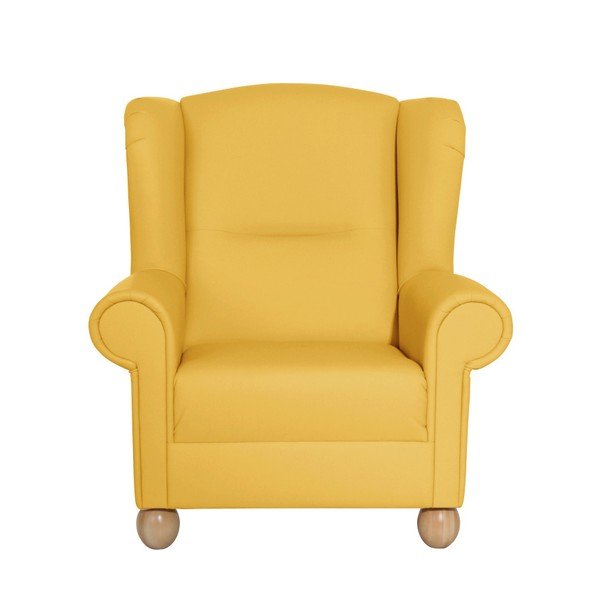Monarch Yellow sárga színű füles fotel - Max Winzer-image-3