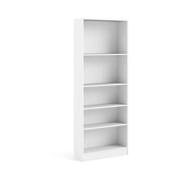Basic fehér könyvespolc, 79 x 203 cm - Tvilum-image-2