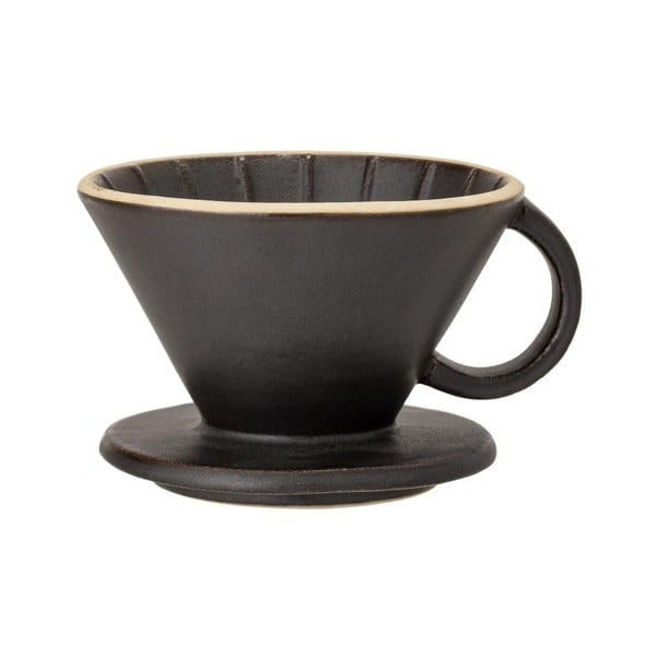 Leah fekete kőcsésze filteres kávé készítéséhez, ø 11 cm - Bloomingville