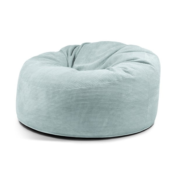 Mentazöld kordbársony babzsákfotel Om 135 – SLOWDOWN