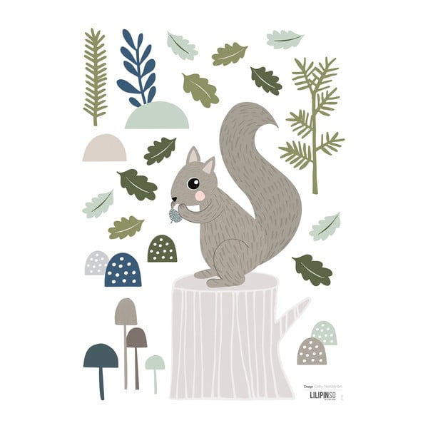 Matrica lap 30x42 cm Squirrel – Lilipinso