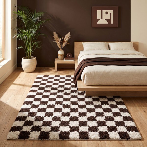 Barna-krémszínű szőnyeg 80x150 cm Grida – ESTE-image-3