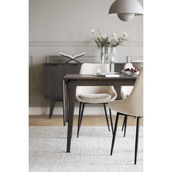 Tölgyfa bővíthető étkezőasztal 120x80 cm Filippa - Rowico-image-1