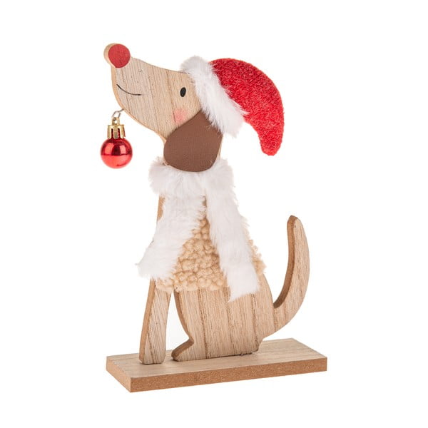 Fa karácsonyi figura (magasság 21 cm) Dog – Dakls