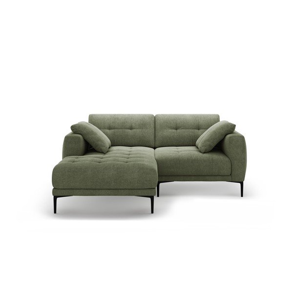 Zöld sarokkanapé (bal oldali-heverő résszel) Bemy – Micadoni 
