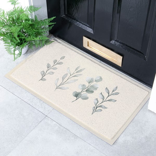 Lábtörlő 40x70 cm Neutral Leaves – Artsy Doormats-image-2