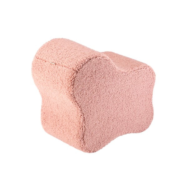 Rózsaszín buklé gyerek puff Cloud – Wigiwama-image-2