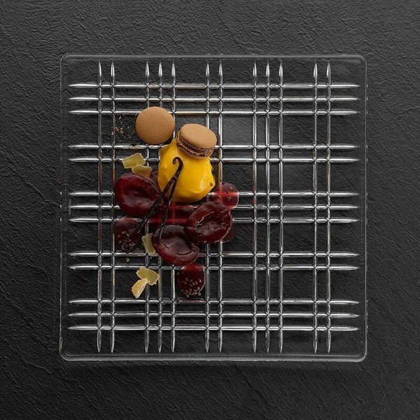 Square Plate kristályüveg szögletes tányér, 28 x 28 cm - Nachtmann-image-1