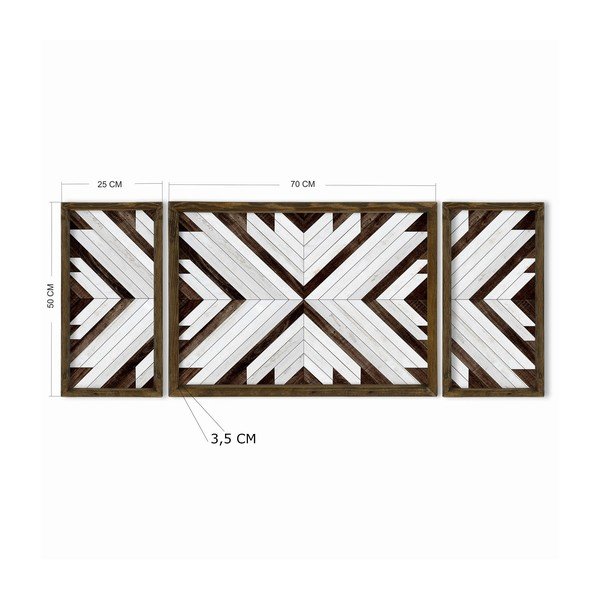 Kép szett 3 db-os 70x50 cm – Wallity-image-3