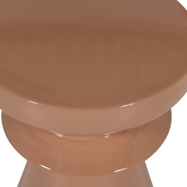 Fém tárolóasztal ø 30 cm Fedde – WOOOD-image-3