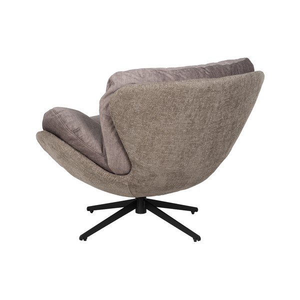 Bézs bársony fotel Comfo – Ixia-image-3