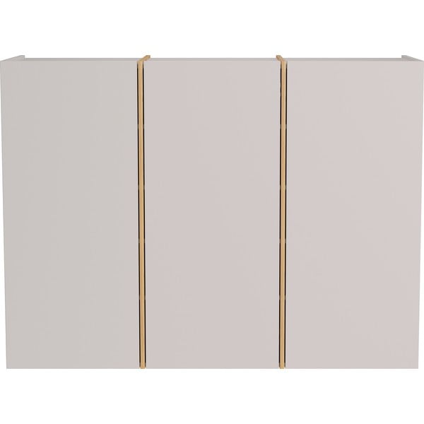 Krémszínű-natúr színű előszoba bútor 168x200x37 cm Libbiano – Germania-image-3