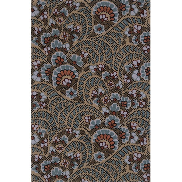 Barna gyapjú szőnyeg 200x300 cm Paisley – Agnella