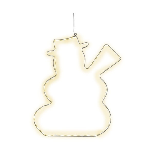 Lumiwall Snowman függő világító LED dekoráció, magasság 50 cm - Star Trading