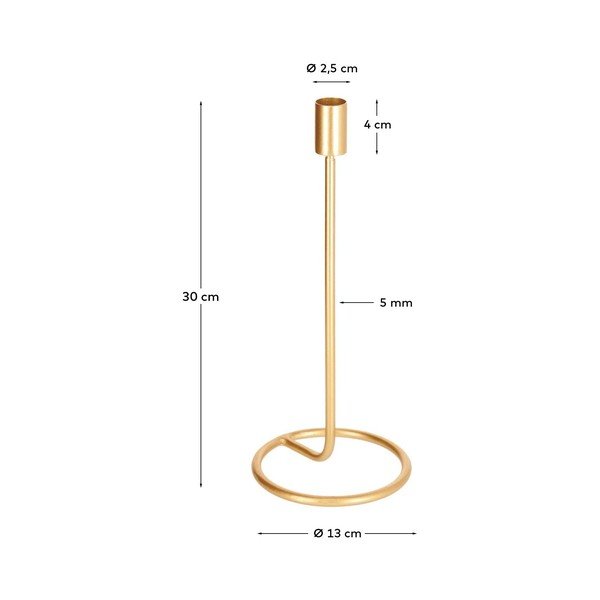 Fém gyertyatartó Babirye – Kave Home-image-4