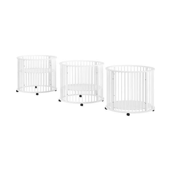 Fehér bükkfa járóka 90x90 cm Dino – Vipack-image-2