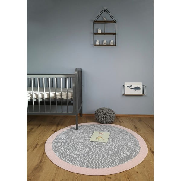 Brenda Rose kézzel készített gyerekszőnyeg, ⌀ 120 cm - Nattiot-image-1