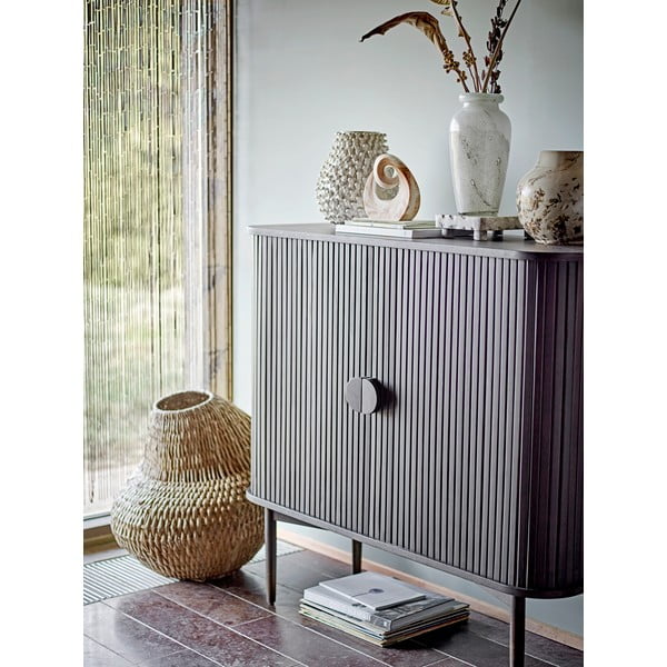 Krémszínű agyagkerámia kézzel készített váza Spikey – Bloomingville-image-3