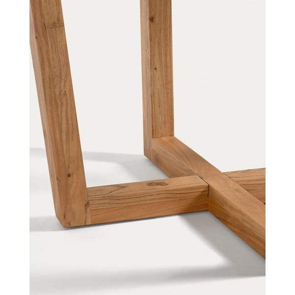 Natúr színű akácfa kerek étkezőasztal ø 120 cm Nahla – Kave Home-image-2