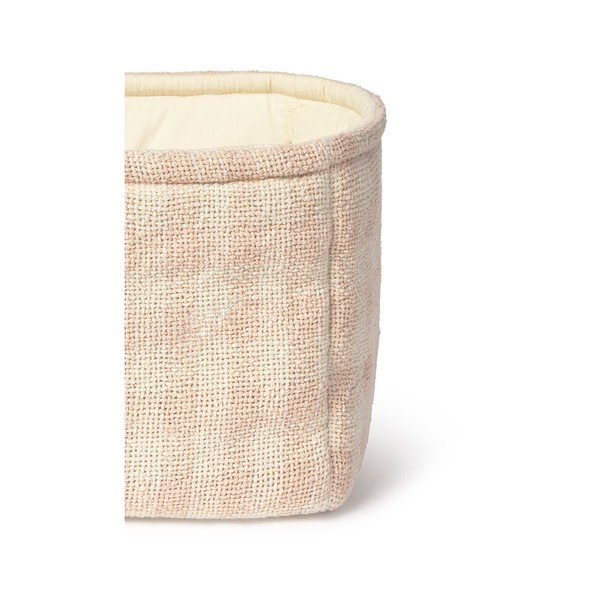 Világos rózsaszín textil játéktároló kosár 30x20x20 cm Swan Rose – Lorena Canals-image-4