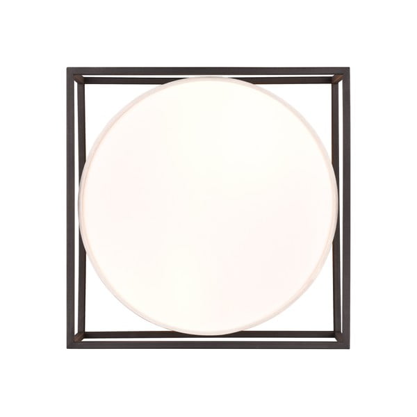 Matt fekete-bézs mennyezeti lámpa 30x30 cm Ross – Trio-image-3