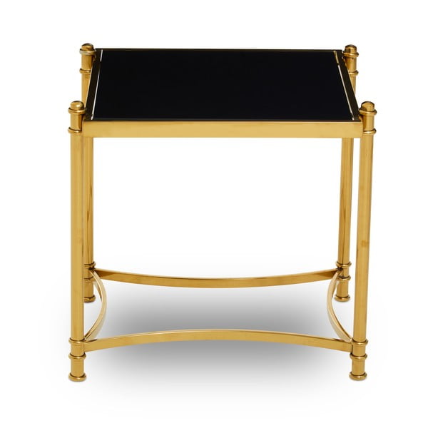 Tárolóasztal üveg asztallappal 50x56 cm Ackley – Premier Housewares-image-2