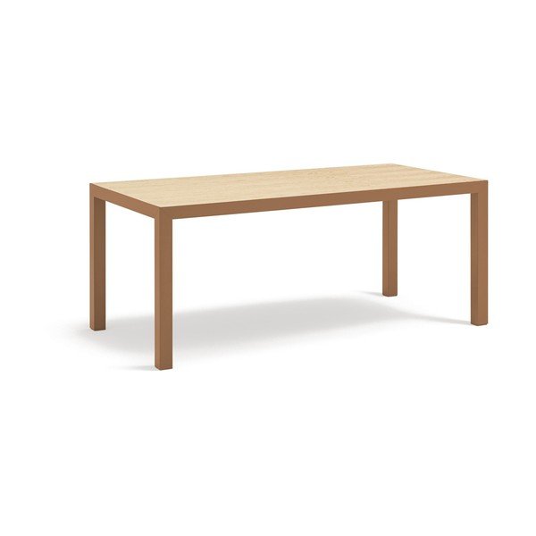 Étkezőasztal tölgyfa asztallappal 75x180 cm Alma – Teulat
