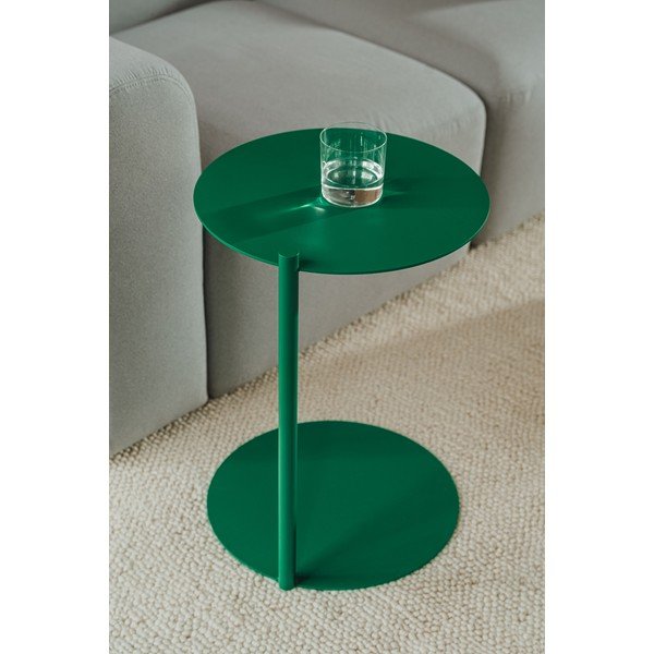 Acél kerek tárolóasztal 41x40 cm Ande – noo.ma-image-1