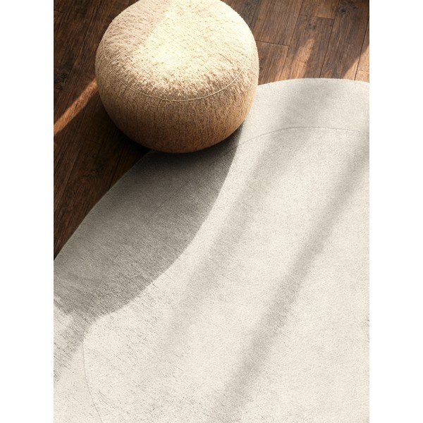 Krémszínű kézi szövésű gyapjúkeverék kerek szőnyeg ø 160 cm Kari Organic – Villeroy&Boch-image-2