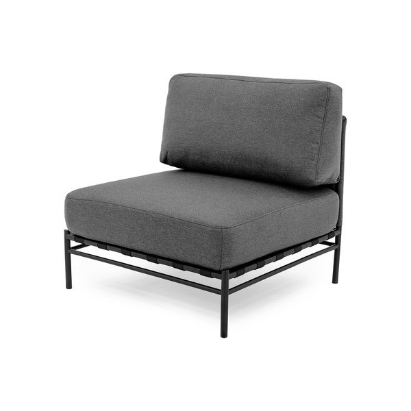 Sötétszürke kerti kanapé modul (középső rész) Dandy – Sit Sit-image-3