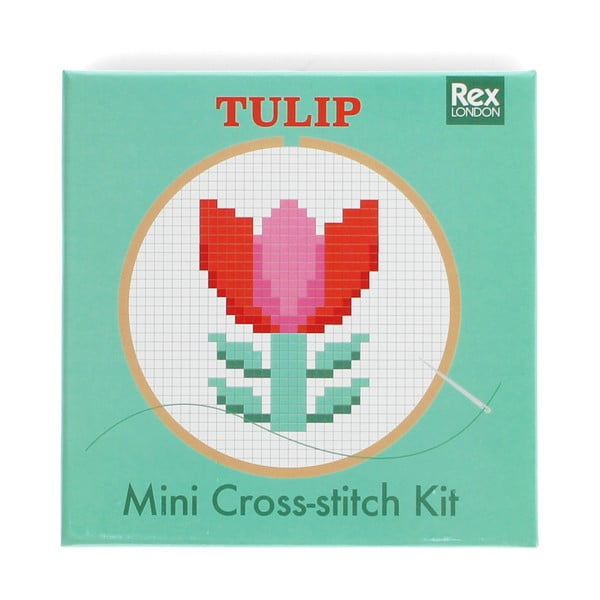 Kreatív készlet Cross-stitch Kit Tulip – Rex London