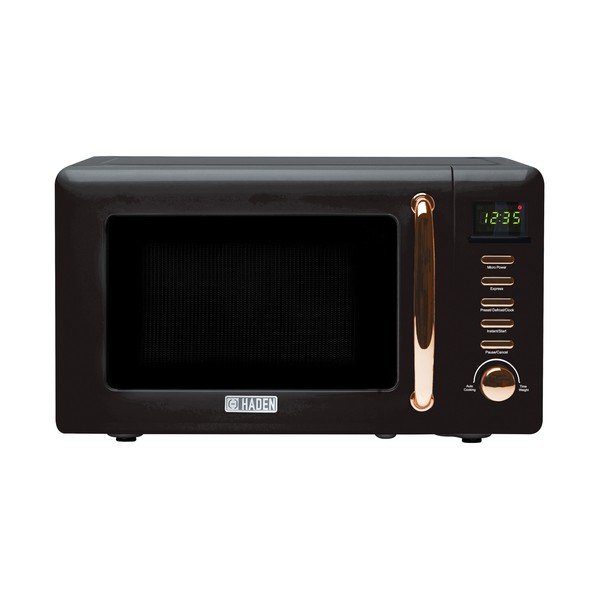 Fekete mikrohullámú sütő Black & Copper – Haden
