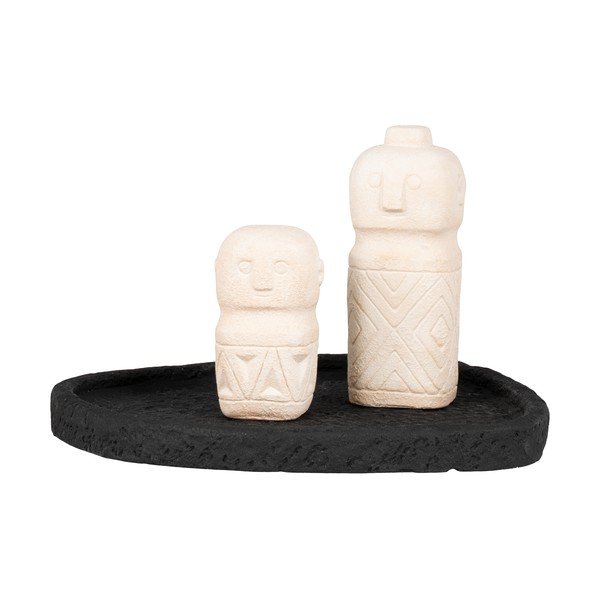 Dekoratív tál 27x26 cm Cement – House Nordic-image-3